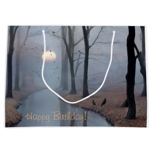 Bolsa De Regalo Grande Feliz cumpleaños mañana misty (Anverso)