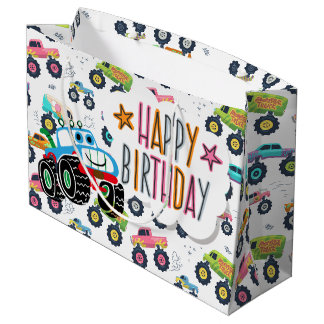 Bolsa De Regalo Grande Feliz Cumpleaños Niños
