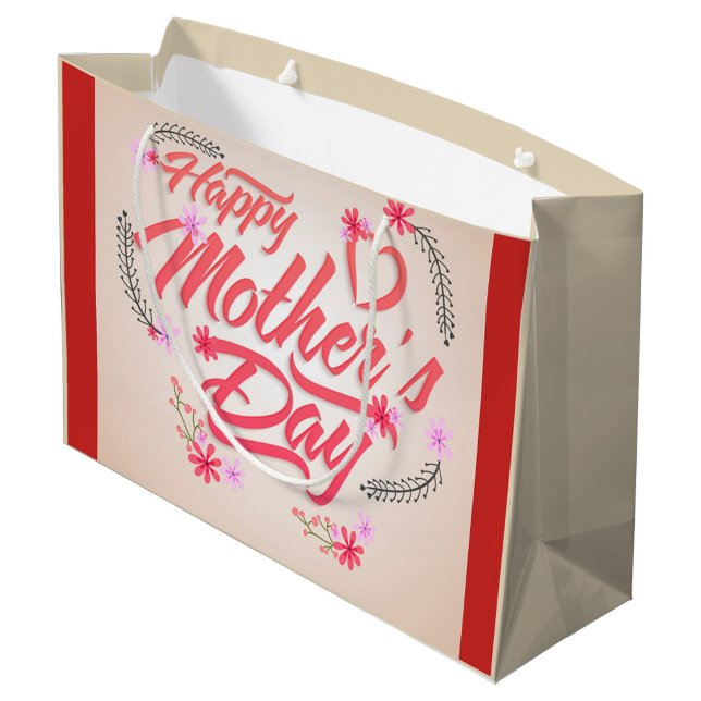 Bolsa De Regalo Grande Feliz Día de la Madre (Happy Mother's Day Gift Bag!)