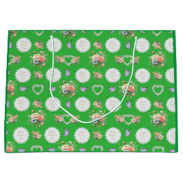 Bolsa De Regalo Grande ¡Feliz Día de la Madre, Green Irlandés!