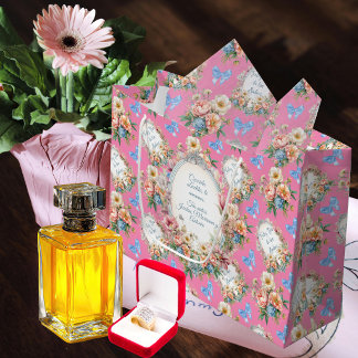 Bolsa De Regalo Grande Feliz Día De Las Madres en Rosa