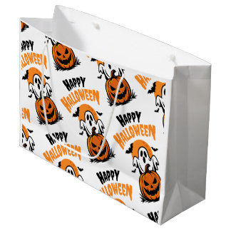 Bolsa De Regalo Grande Feliz Halloween