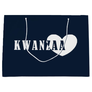 Bolsa De Regalo Grande Feliz Kwanzaa