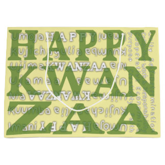 Bolsa De Regalo Grande Feliz Kwanzaa