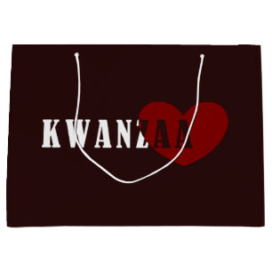 Bolsa De Regalo Grande Feliz Kwanzaa