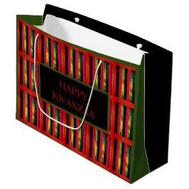 Bolsa De Regalo Grande Feliz Kwanzaa