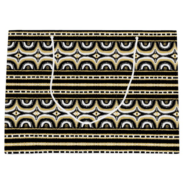 Bolsa De Regalo Grande Feliz Kwanzaa (Anverso)