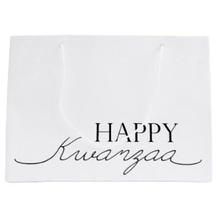 Bolsa De Regalo Grande Feliz Kwanzaa