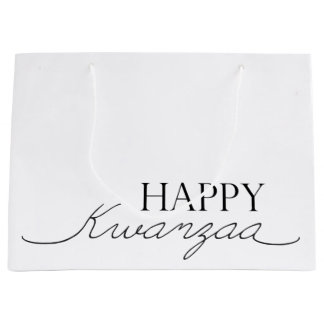 Bolsa De Regalo Grande Feliz Kwanzaa