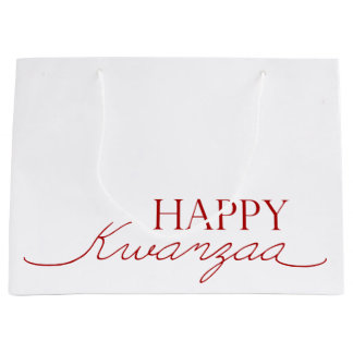 Bolsa De Regalo Grande Feliz Kwanzaa
