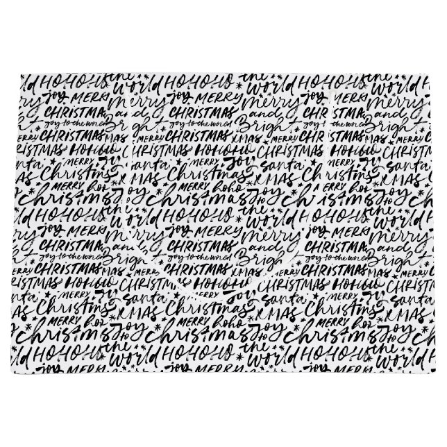 Bolsa De Regalo Grande Feliz Navidad (Anverso)