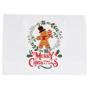 Bolsa De Regalo Grande Feliz Navidad