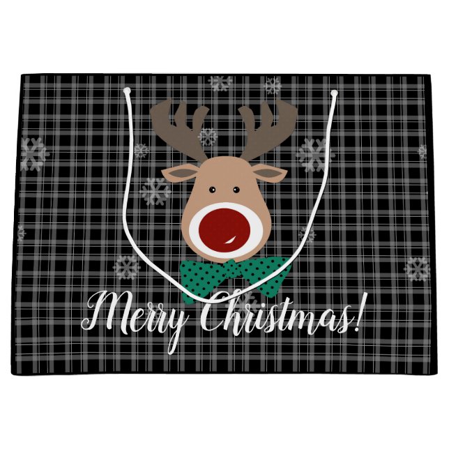 Bolsa De Regalo Grande ¡Feliz Navidad! (Anverso)