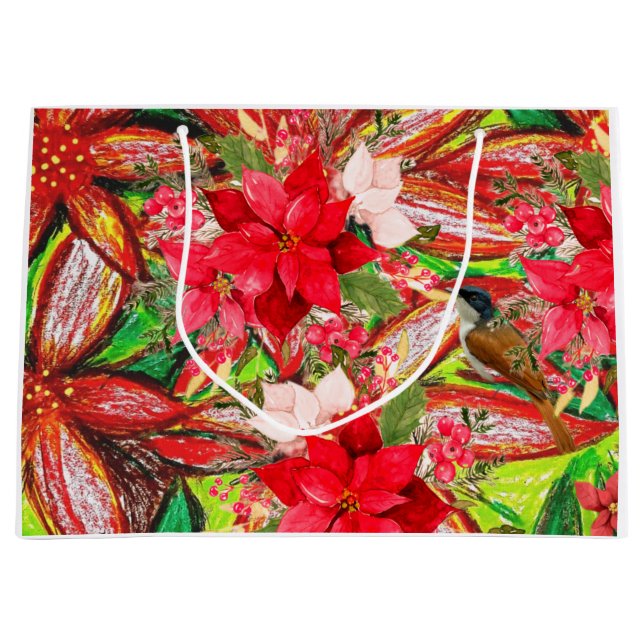 Bolsa De Regalo Grande ¡Feliz Navidad! (Anverso)