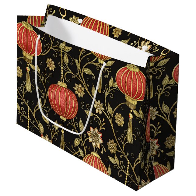 Bolsa De Regalo Grande Festival de Linternas Chino (2) (Angulo Anverso)