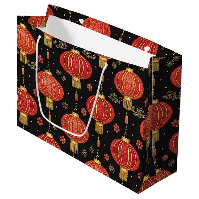 Bolsa De Regalo Grande Festival de Linternas Chino (3) (Angulo Anverso)