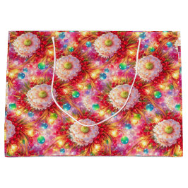 Bolsa De Regalo Grande Festive Bloom Energy – Leuchtende Blumen 
