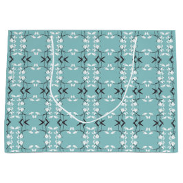 Bolsa De Regalo Grande Festive Royal Botanical Robin's Egg Blue