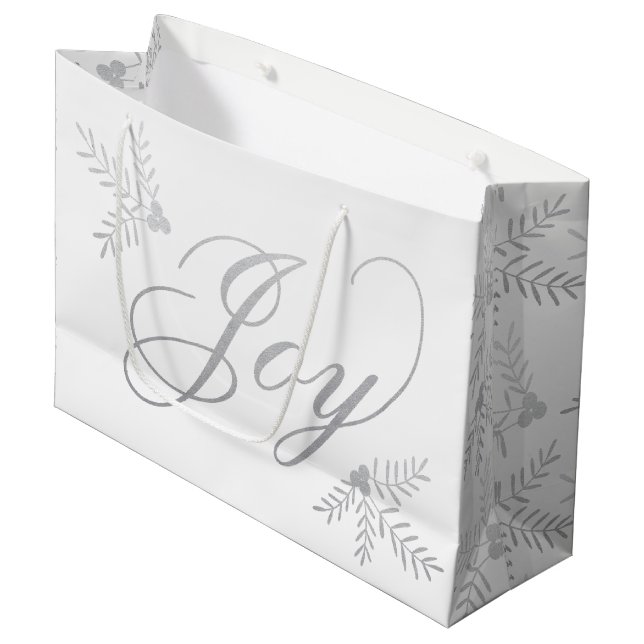Bolsa De Regalo Grande Festividad alegre (Angulo Anverso)