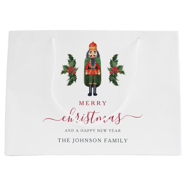 Bolsa De Regalo Grande Festividad de los Navidades de los cazadores de nu (Anverso)