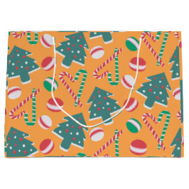 Bolsa De Regalo Grande Festividad de Navidades dulces y merry