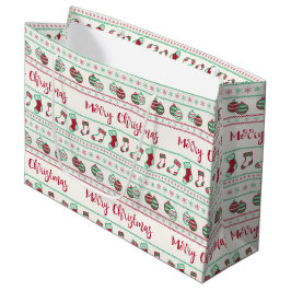 Bolsa De Regalo Grande Festividad del patrón de sudor de los Navidades fe