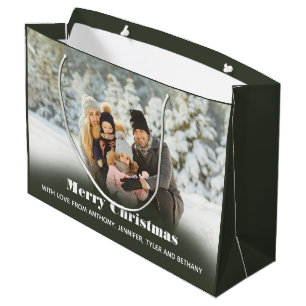 Bolsa De Regalo Grande Festividad fotográfica personalizada o Navidades