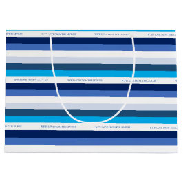 Bolsa De Regalo Grande Festividad personalizada de la banda Hanukkah