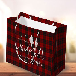 Bolsa De Regalo Grande Festividad y espléndida época de vacaciones del añ