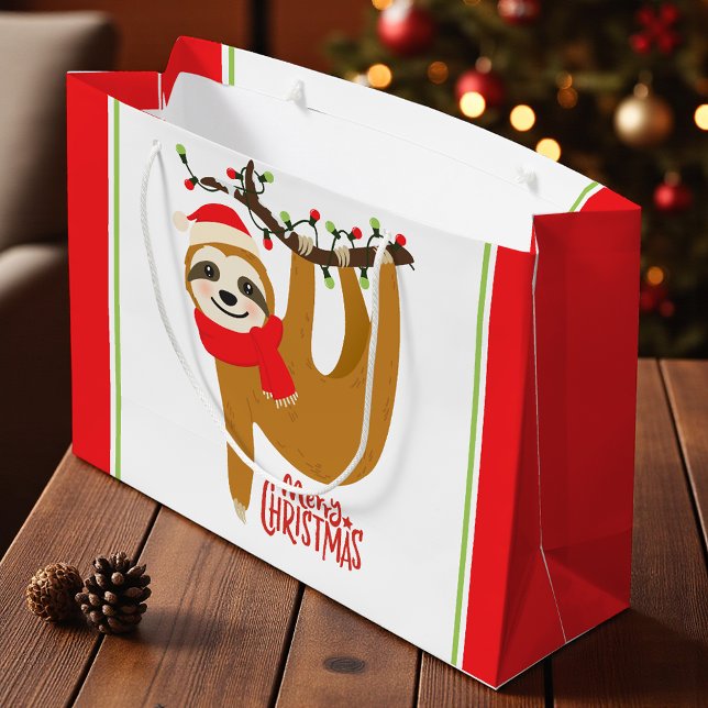 Bolsa De Regalo Grande Festividades eslovacas de Feliz Navidad (Subido por el creador)