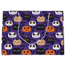 Bolsa De Regalo Grande Fiesta de cumpleaños de Cute Halloween