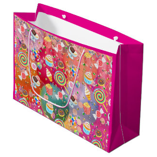 Bolsa De Regalo Grande Fiesta de Golosinas con Emojis 