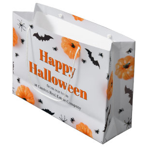 Bolsa De Regalo Grande Fiesta de Halloween personalizada de la empresa