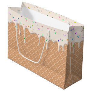Bolsa De Regalo Grande fiesta de helado de vainilla de fusión