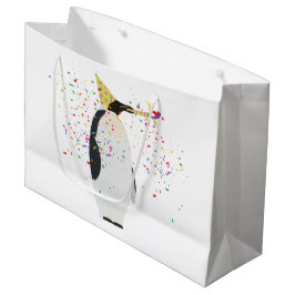Bolsa De Regalo Grande Fiesta de pingüinos - Animales con Fiesta