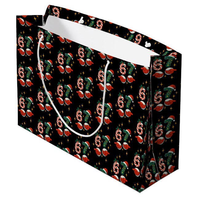Bolsa De Regalo Grande Fiesta Meme Adolescente 67 (Angulo reverso)