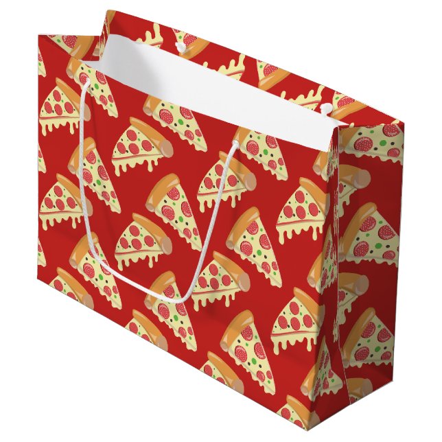 Bolsa De Regalo Grande Fiesta Pepperoni Pizza (Angulo Anverso)
