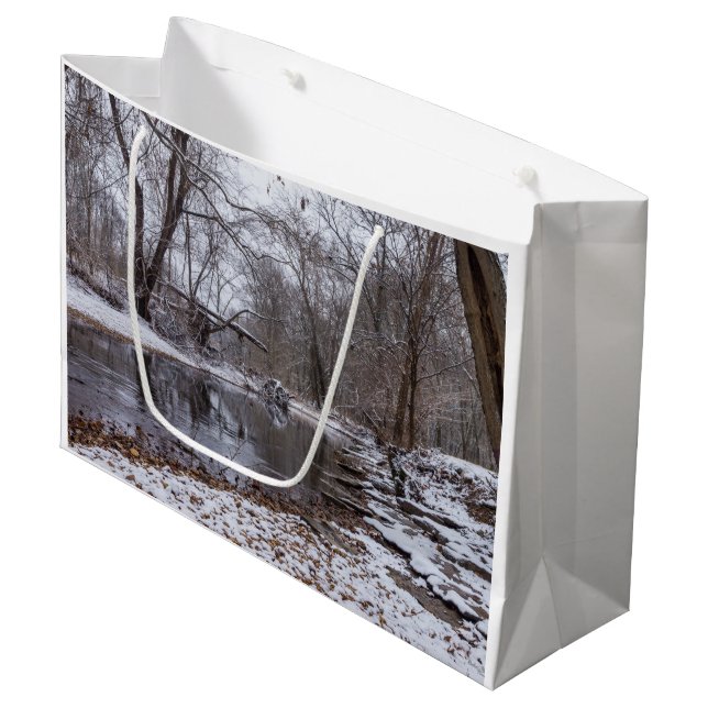 Bolsa De Regalo Grande Finley Winter Snow (Angulo Anverso)