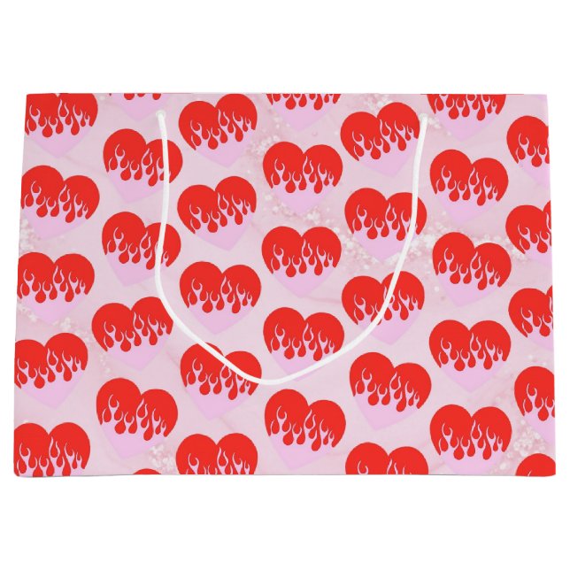 Bolsa De Regalo Grande Fire Heart (Anverso)