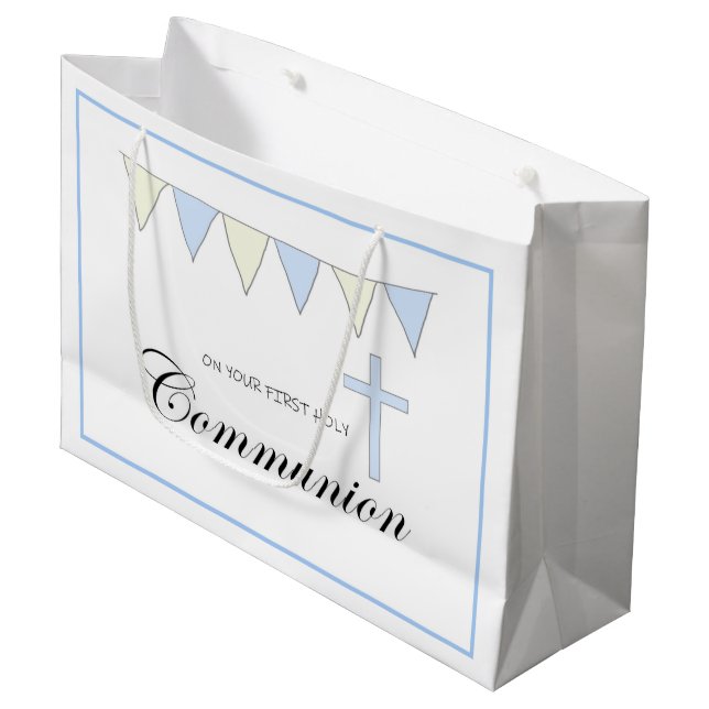 Bolsa De Regalo Grande First Holy Communion (Angulo Anverso)