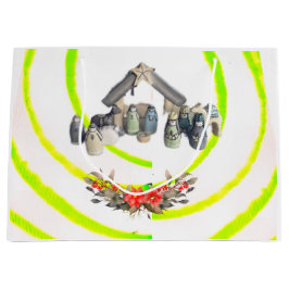 Bolsa De Regalo Grande Flat Holiday Card