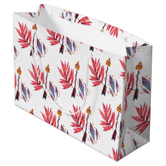 Bolsa De Regalo Grande Flecha acuarela y diamantes