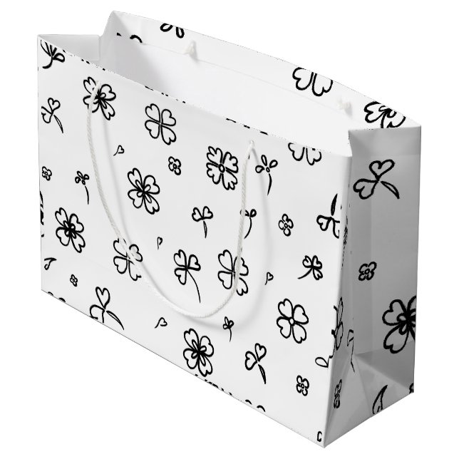 Bolsa De Regalo Grande Flor de amor (Angulo reverso)