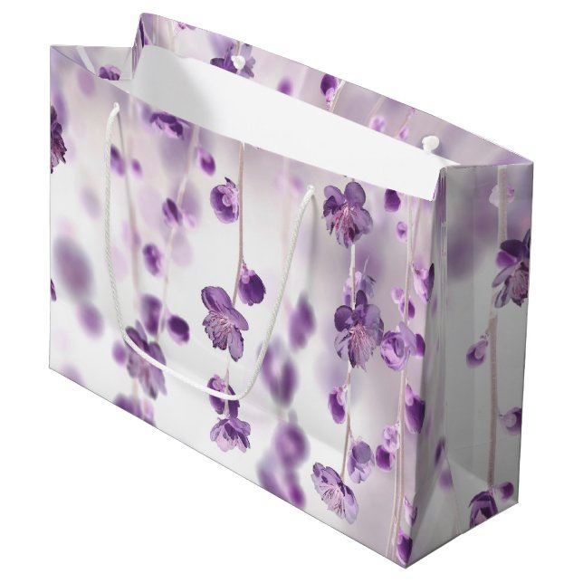 Bolsa De Regalo Grande Flor de cerezo (Angulo Anverso)