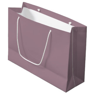 Bolsa De Regalo Grande Flor de color malva polvorienta