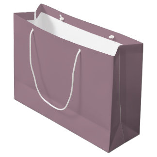Bolsa De Regalo Grande Flor de color malva polvorienta