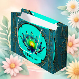 Bolsa De Regalo Grande Flor de elegancia, Mystic Lotus.