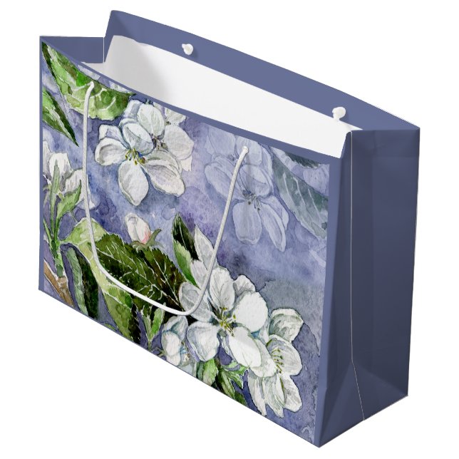 Bolsa De Regalo Grande Flor de manzano (Angulo Anverso)