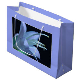 Bolsa De Regalo Grande Flor Hosta, retrato individual elegante