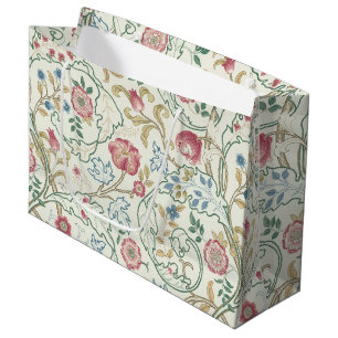 Bolsa De Regalo Grande Flor, patrón floral, regalo grande de William Morr